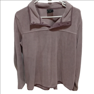 ( 354 ) 32 degrees HEAT LIGHT PURPLE PULLOVER LONG SLEEVES SNAPS AT NECKLINE